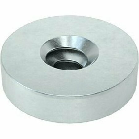 BSC PREFERRED Zinc-Plated Steel Press-Fit Nut for Sheet Metal M2.5 x 0.45 Thread for 0.8mm Min Panel Thick, 25PK 95185A480